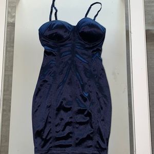 Fashion Nova Navy Blue Dress